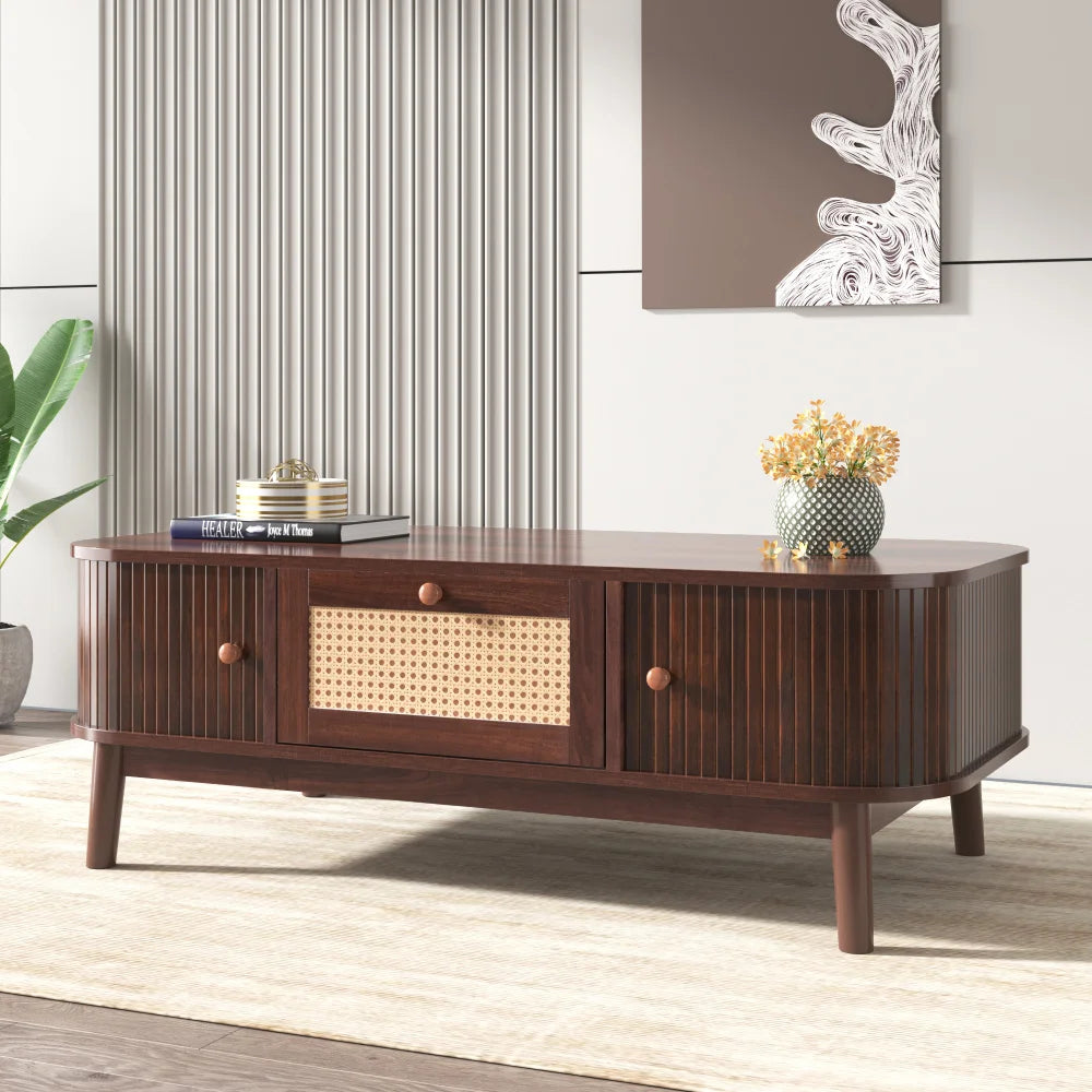 Natural Harmony Rattan Coffee Table