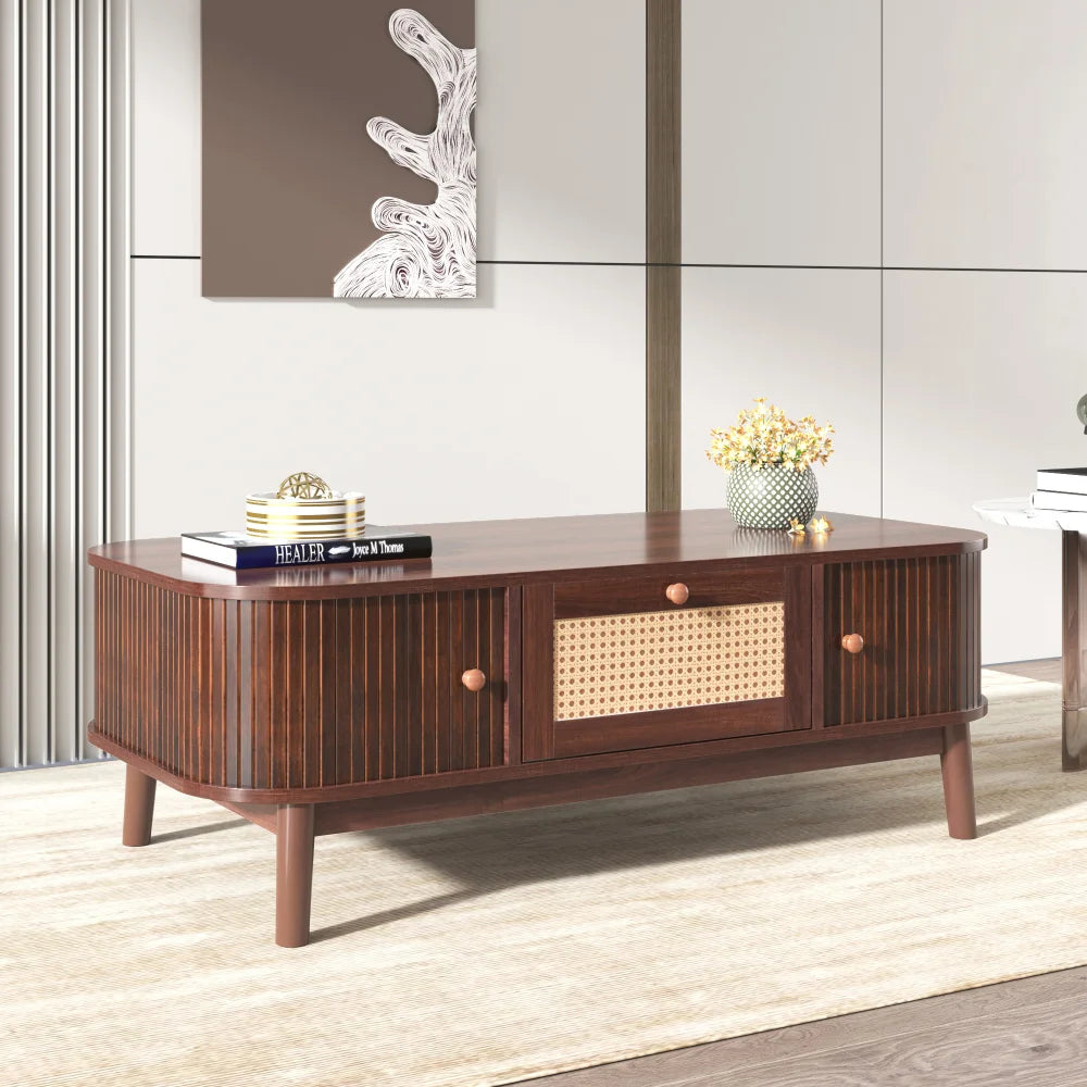 Natural Harmony Rattan Coffee Table