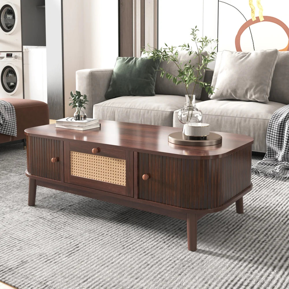 Natural Harmony Rattan Coffee Table