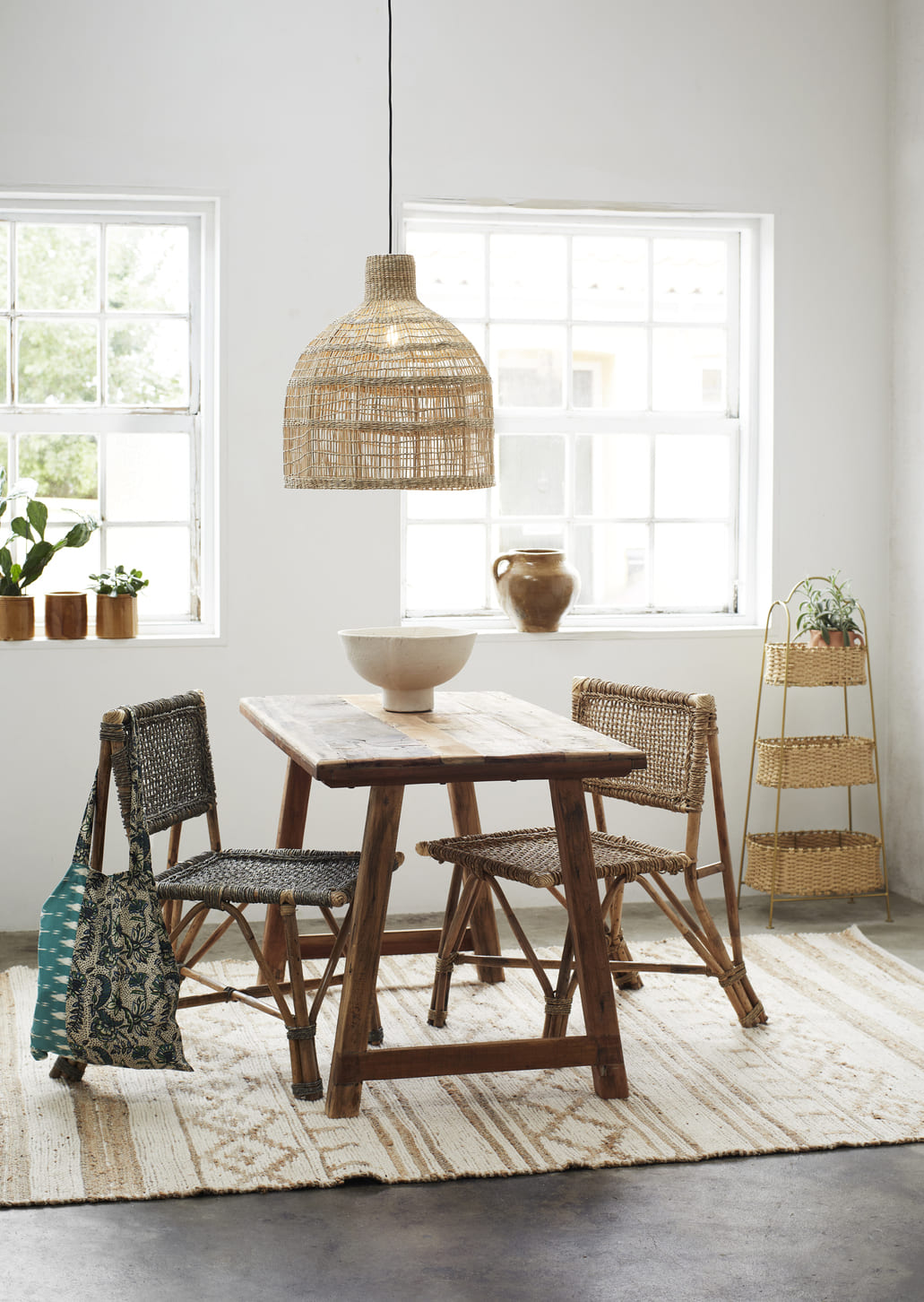 RECYCLED WOODEN TABLE