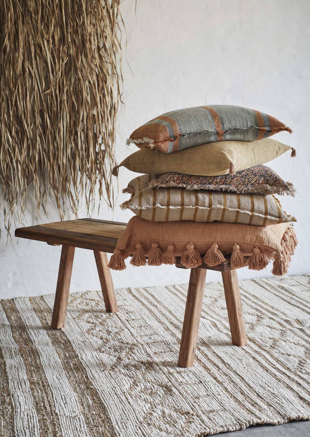RECYCLED WOODEN BENCH | 2 Stück