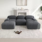 Modulares Cord-Sofa "Finca" | Full-Foam Design-Lounge
