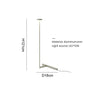 Minimalistische LED-Stehlampe