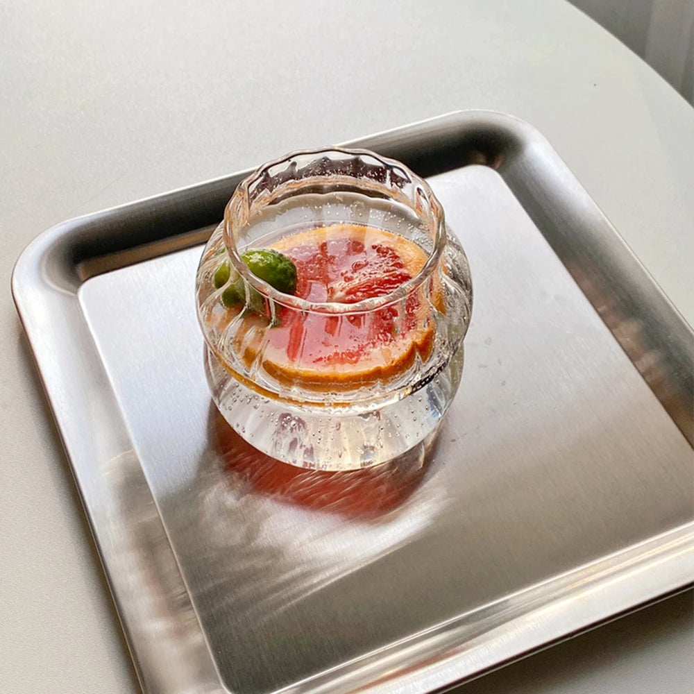 Kaffeetasse im Retro-Stil - Transparenter Becher