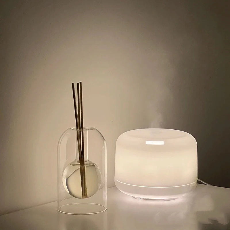 Nordische Doppelwandige Glas-Aromatherapieflaschen - Diffuser & Vase für Hydrokulturpflanzen