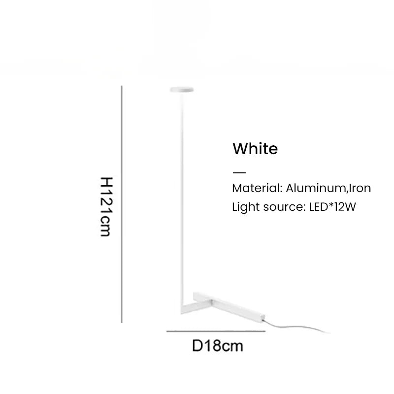 Minimalistische LED-Stehlampe