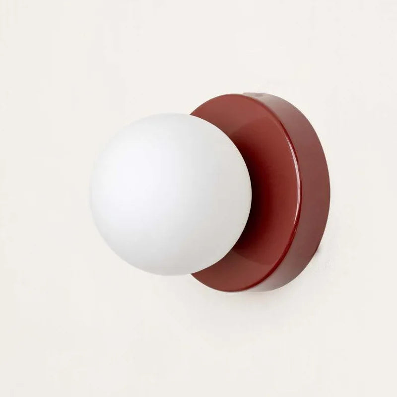 MacaronGlow LED Wall Sconce - Kreative Mini-Glaskerzenleuchte 10/12cm