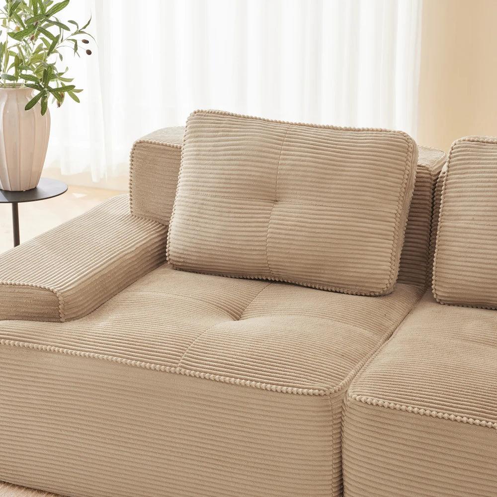 Teddy-Fleece U-Sofa "Cloud Lounge"