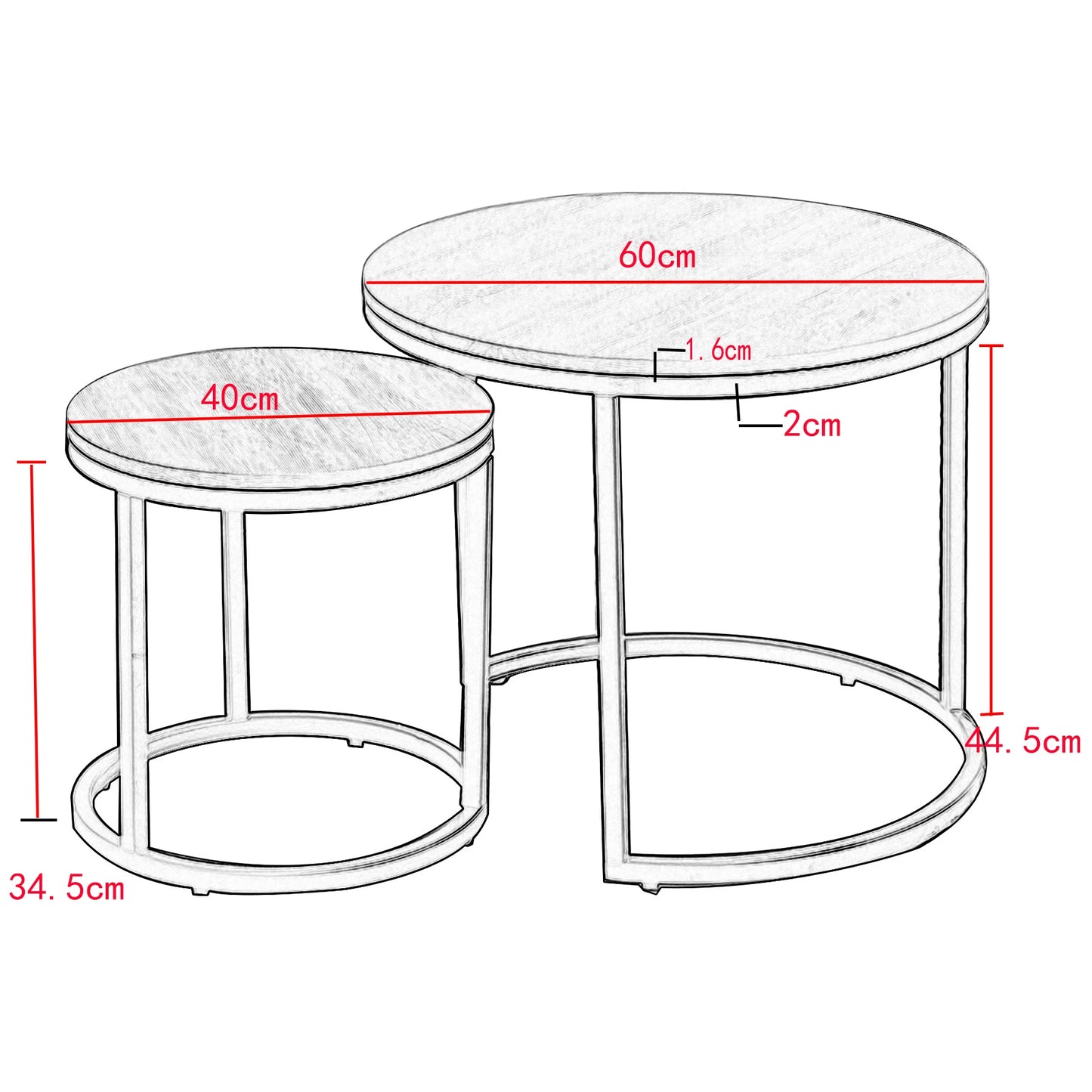 MarbleElegance Couchtisch-Set