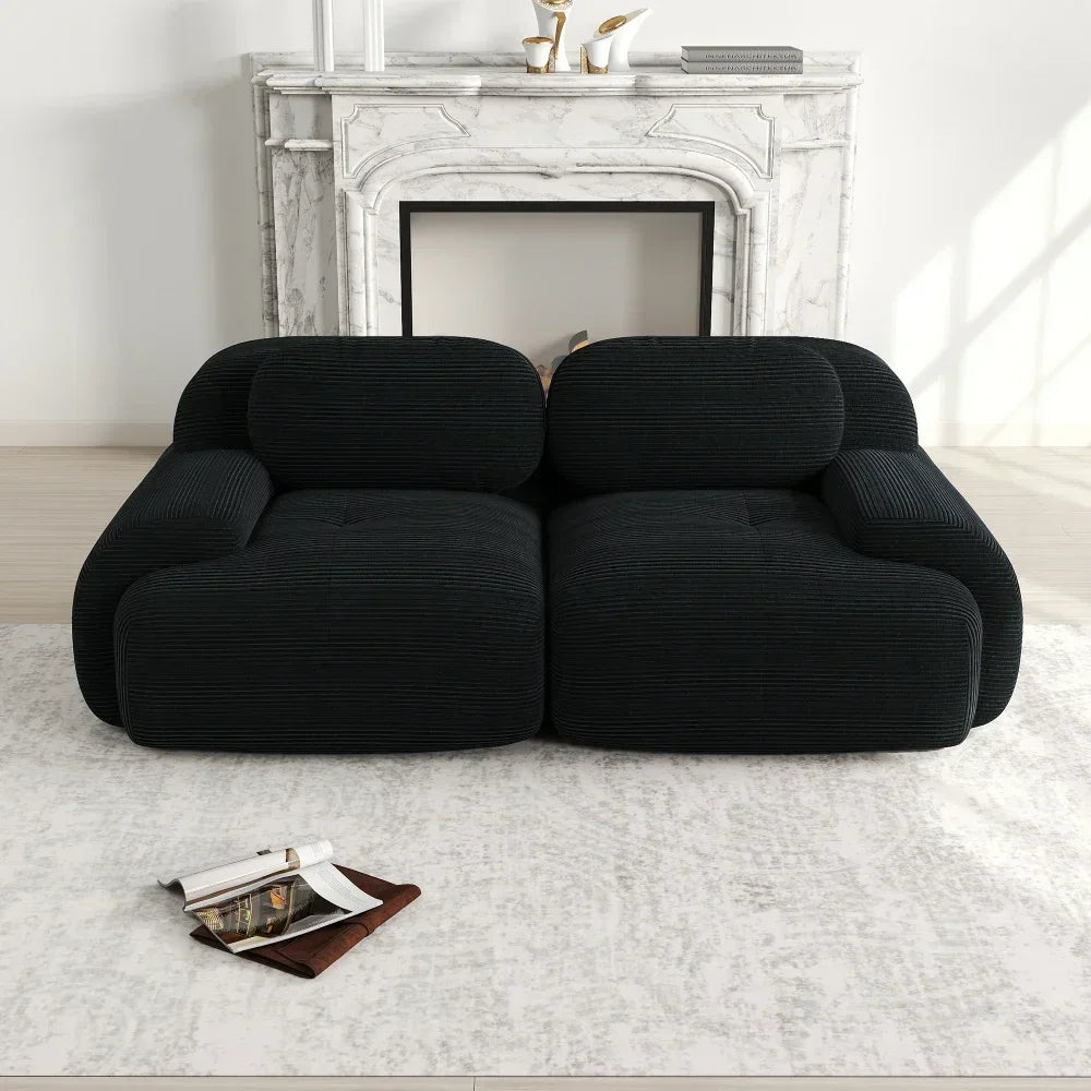 Modulares Cord-Sofa "Finca" | Full-Foam Design-Lounge