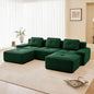 Teddy-Fleece U-Sofa "Cloud Lounge"