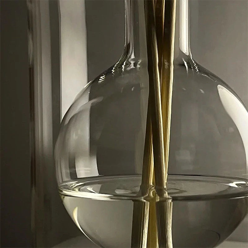 Nordische Doppelwandige Glas-Aromatherapieflaschen - Diffuser & Vase für Hydrokulturpflanzen