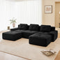 Teddy-Fleece U-Sofa "Cloud Lounge"