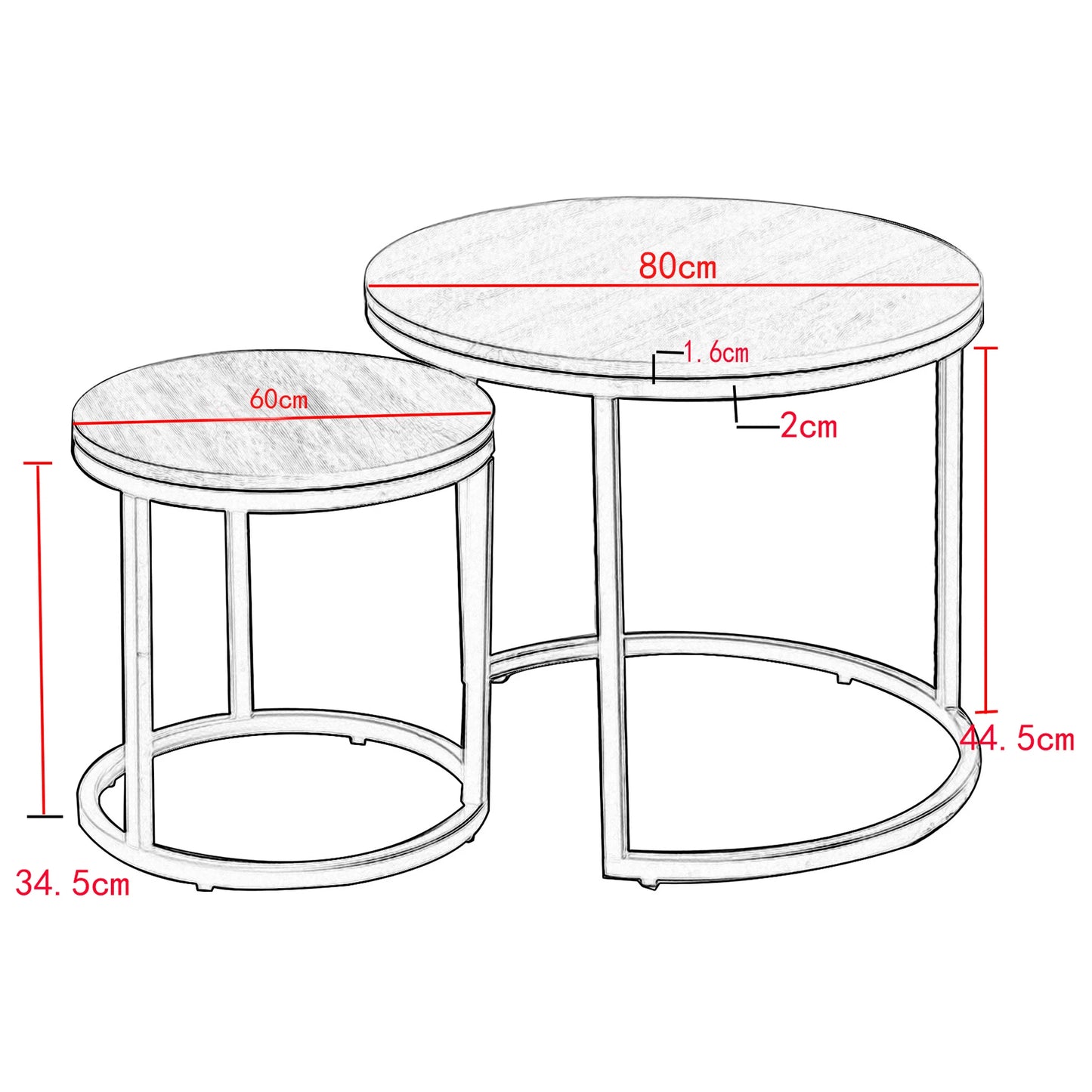 MarbleElegance Couchtisch-Set