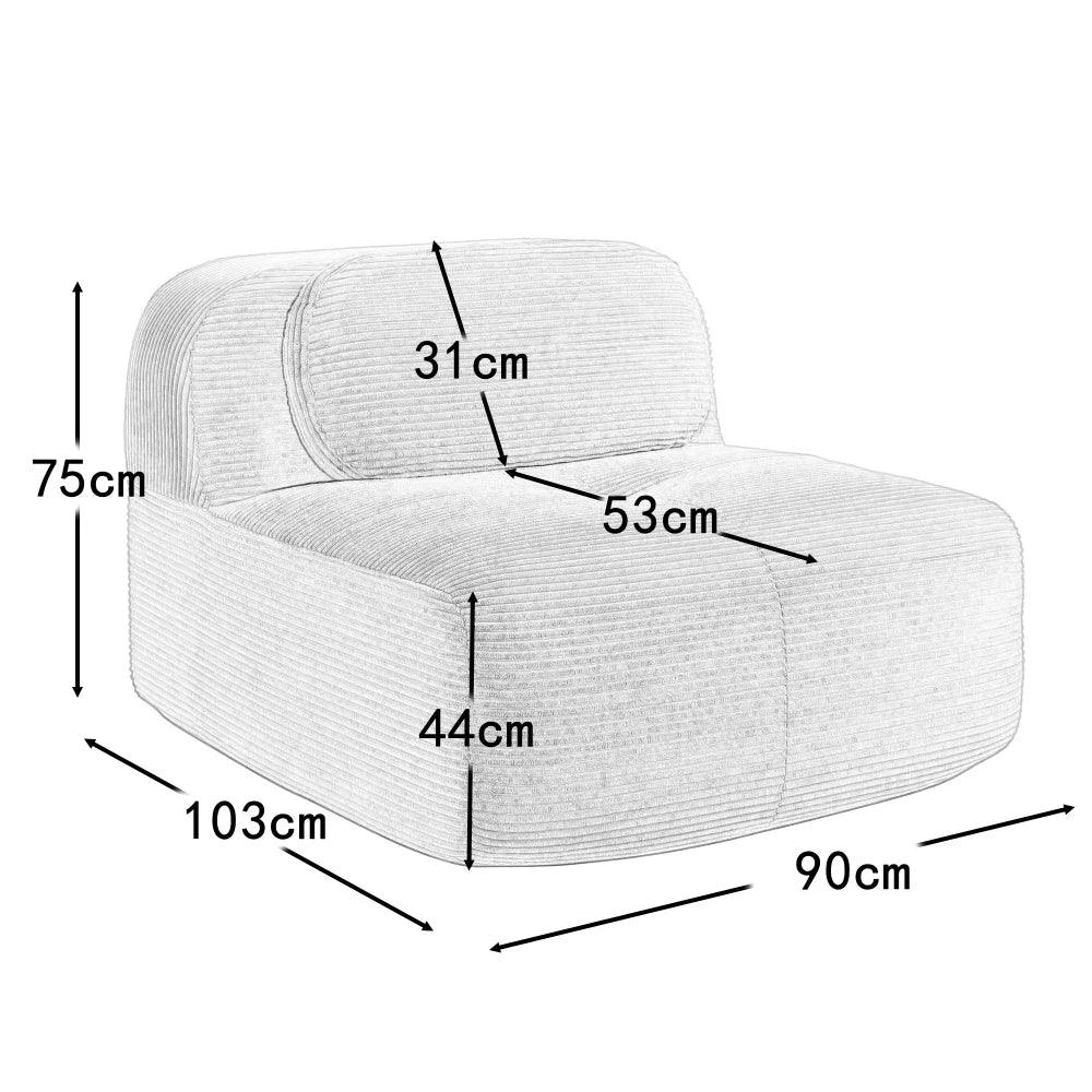 Finca Sofa – Einzelmodule & Erweiterungen (Modulares Cord-System)