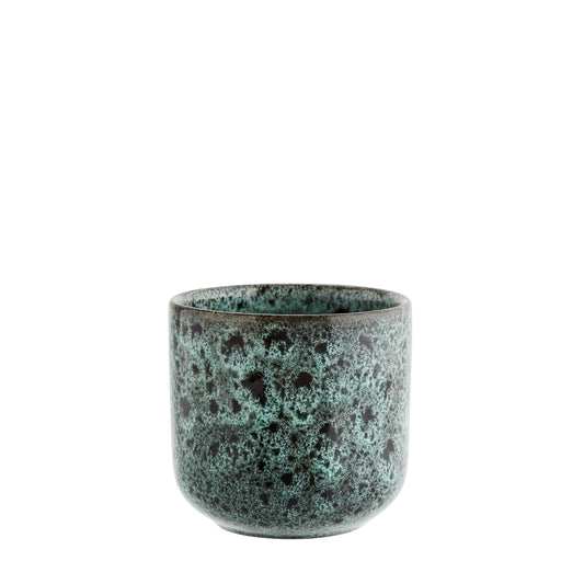 Handgefertigter Stoneware Becher 'Ocean Speckle' von Madam Stoltz