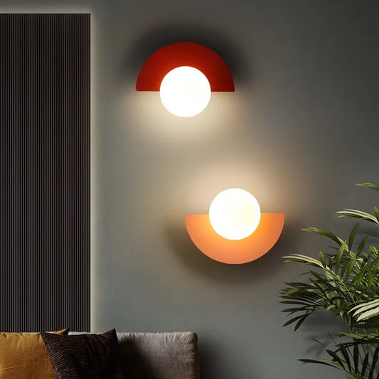 Nordische LED-Wandleuchte - Einfaches, farbiges Design für kreatives Wohnen - Beleuchtung für Flur, Korridor und Studierzimmer - peak-store.de